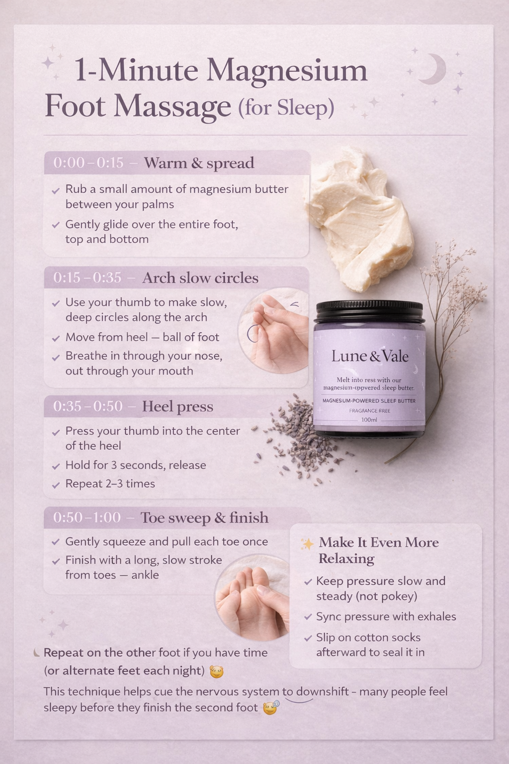 Magnesium Powered Sleep Butter - Fragrance Free